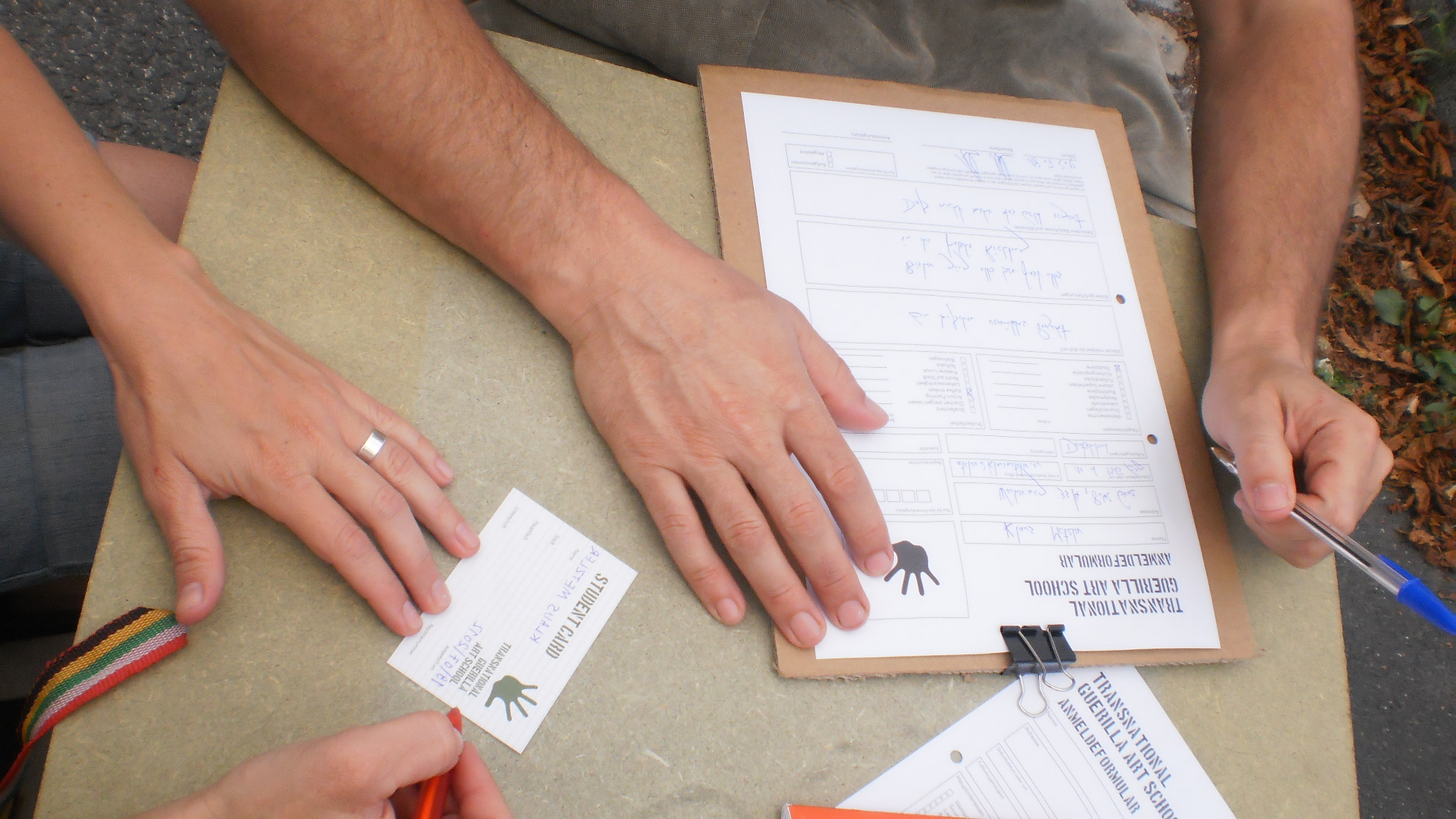 Admissions Office – Transnational Guerilla Art School